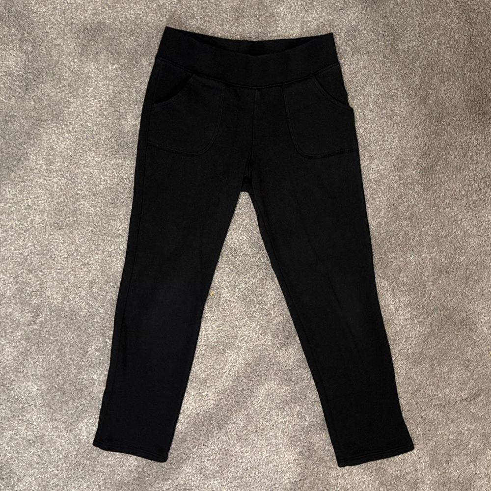 Athletic Girls Medium 7/8 Black Leggings